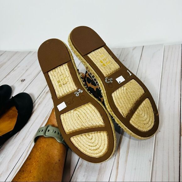 J. Crew Cheetah Animal Print Slip on Espadrille Sandals - Picture 4 of 7